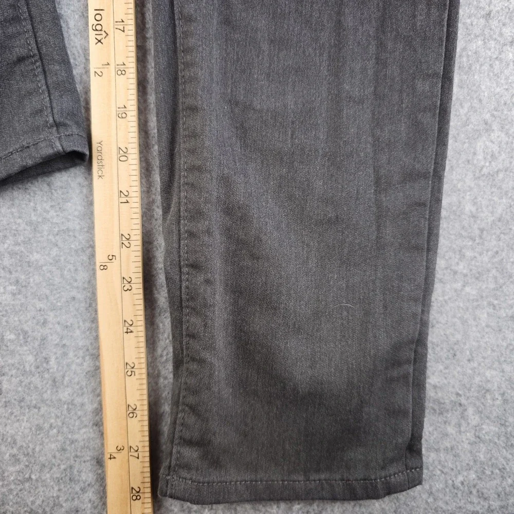 Banana Republic Traveler Jeans Mens 33x30 Athletic Fit Black Dark Gray Solid